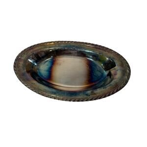 W.M. Rogers silverplated oval bread tray 12 1/4” long 4119